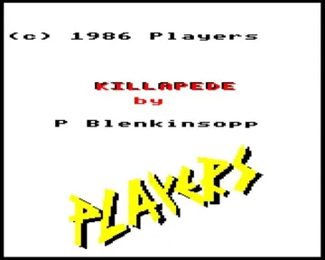 Killapede (1986)(Players)[h TSTH] screen shot title